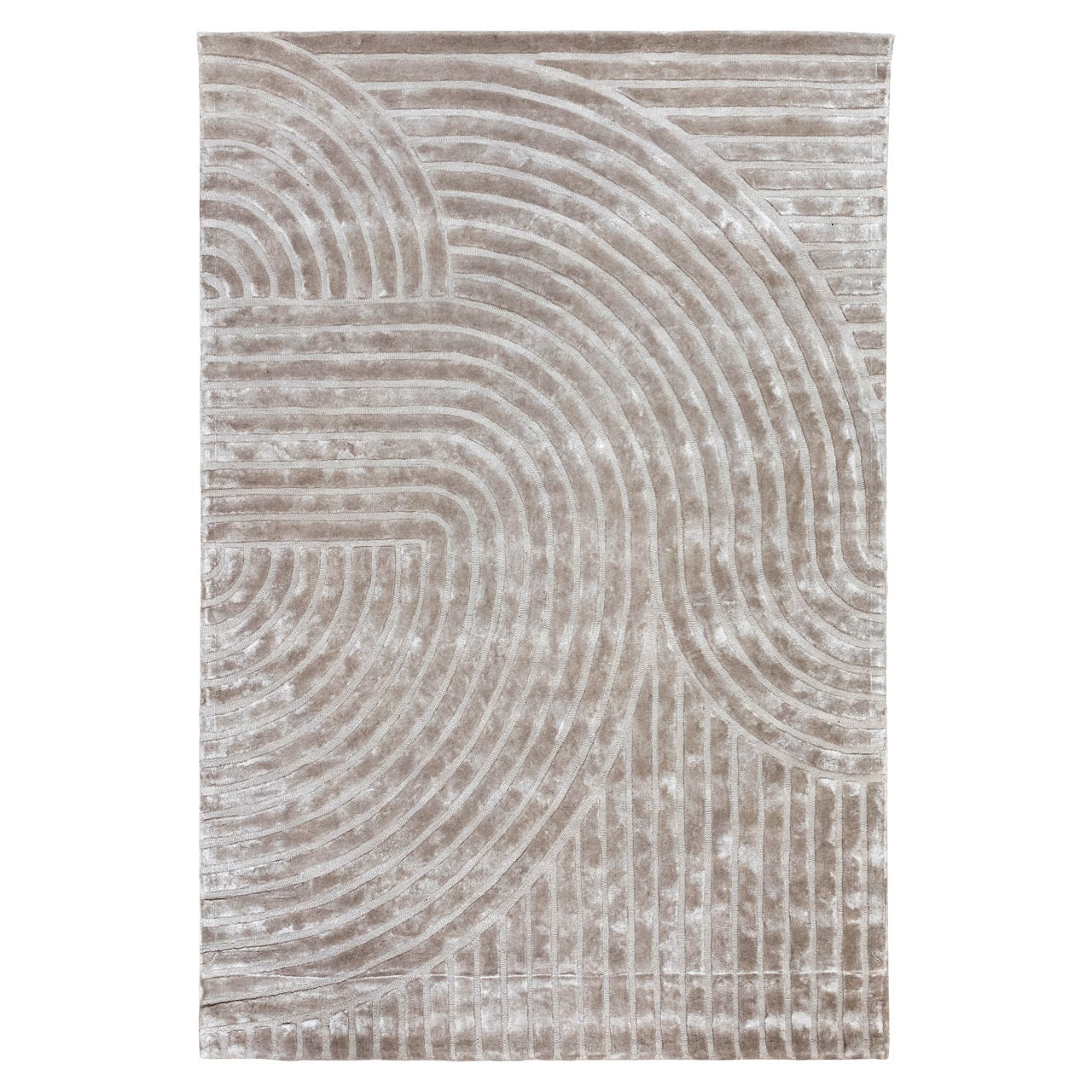 Contemporary natural rug