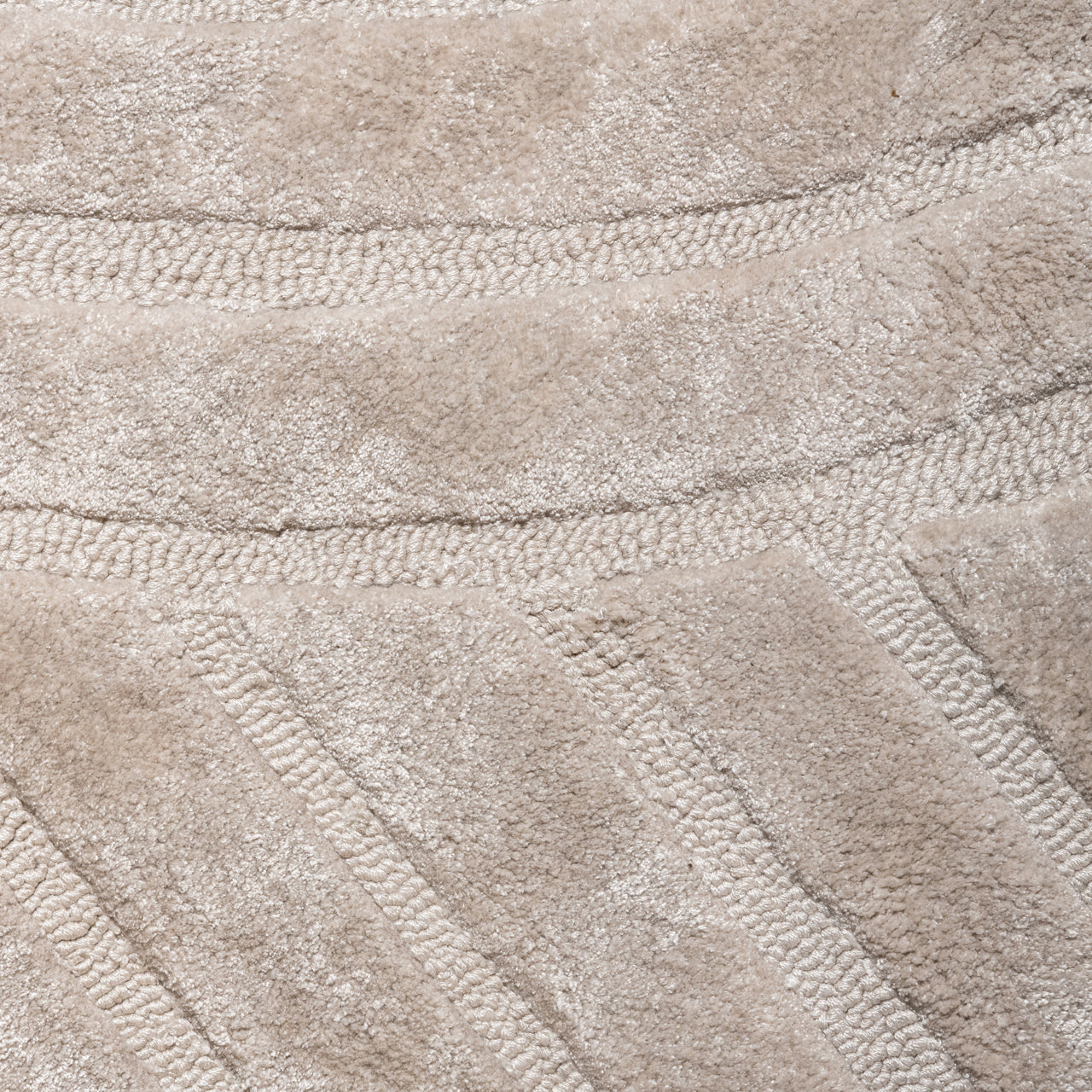 Contemporary natural rug