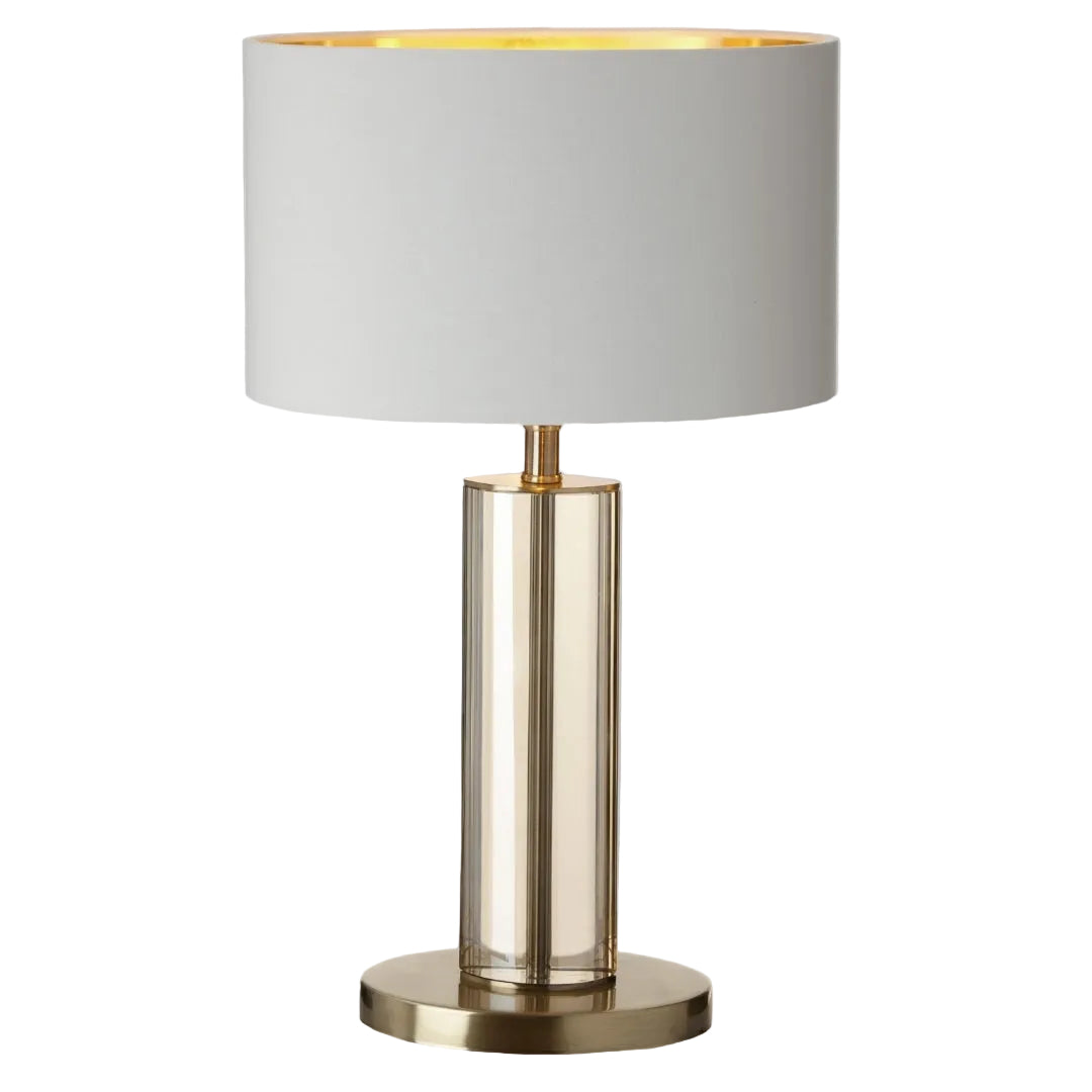 Neutral Antique Brass Table Lamp