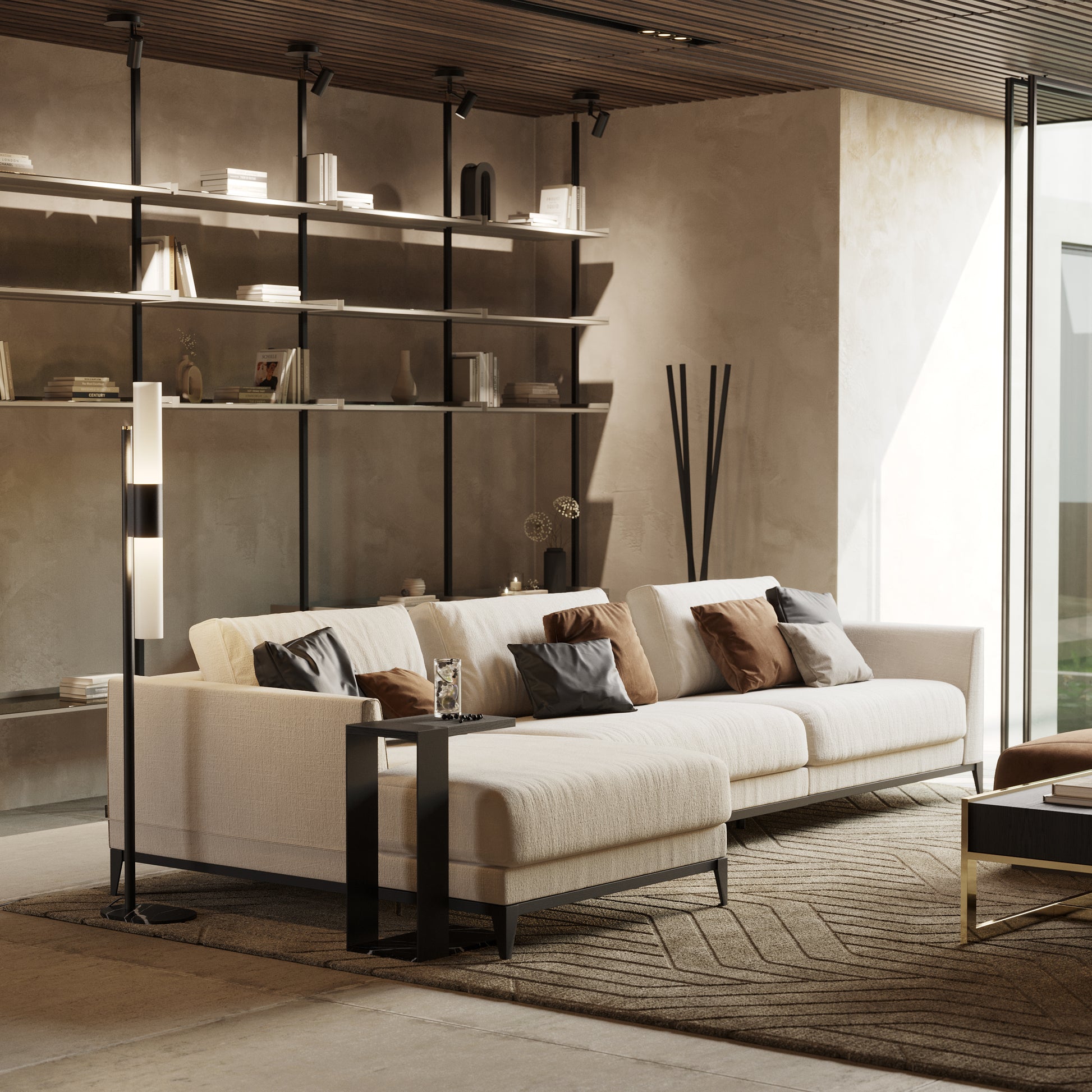 London_luxury sofa_with_chaise_longue_Laskasas
