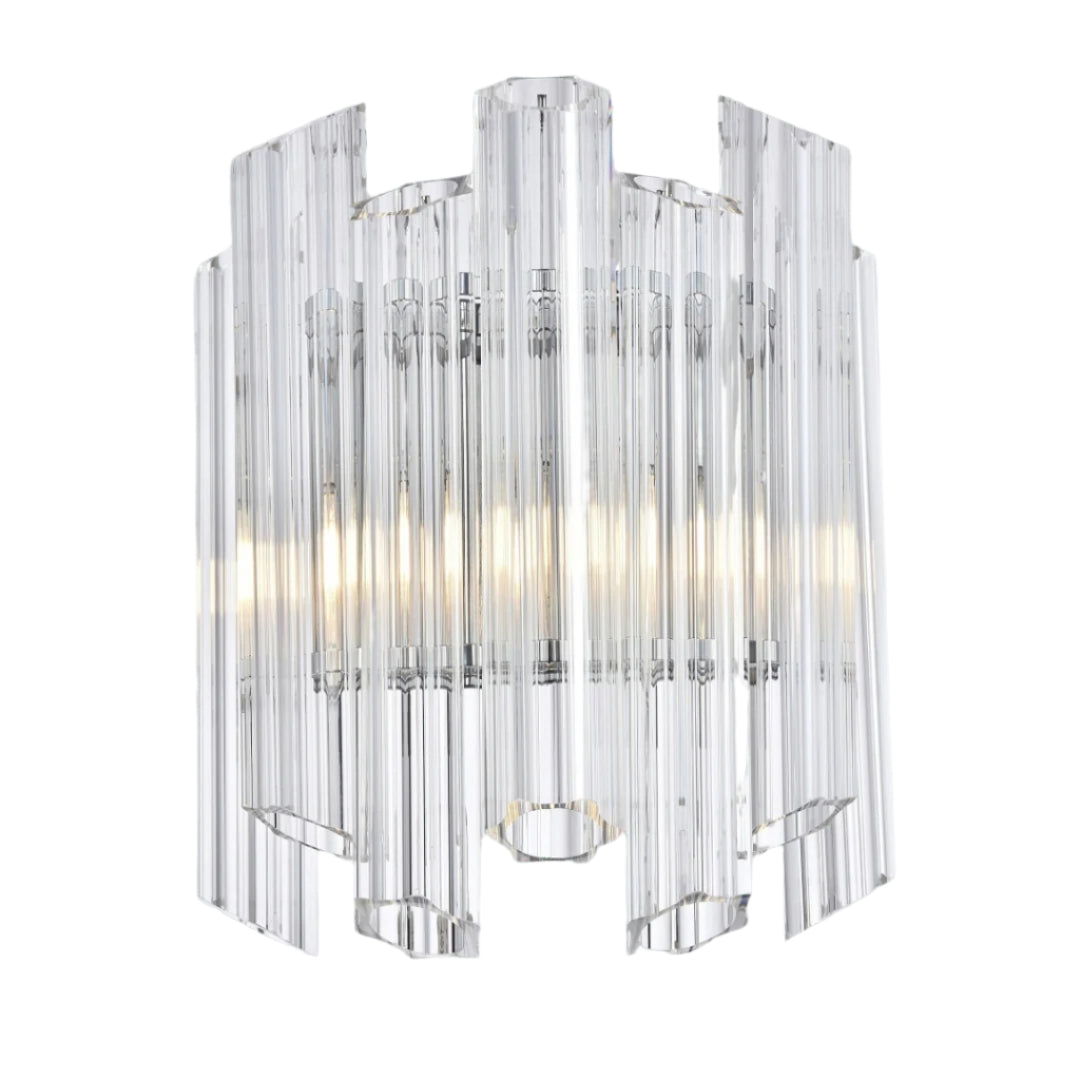 Nickel Finish Wall Lamp