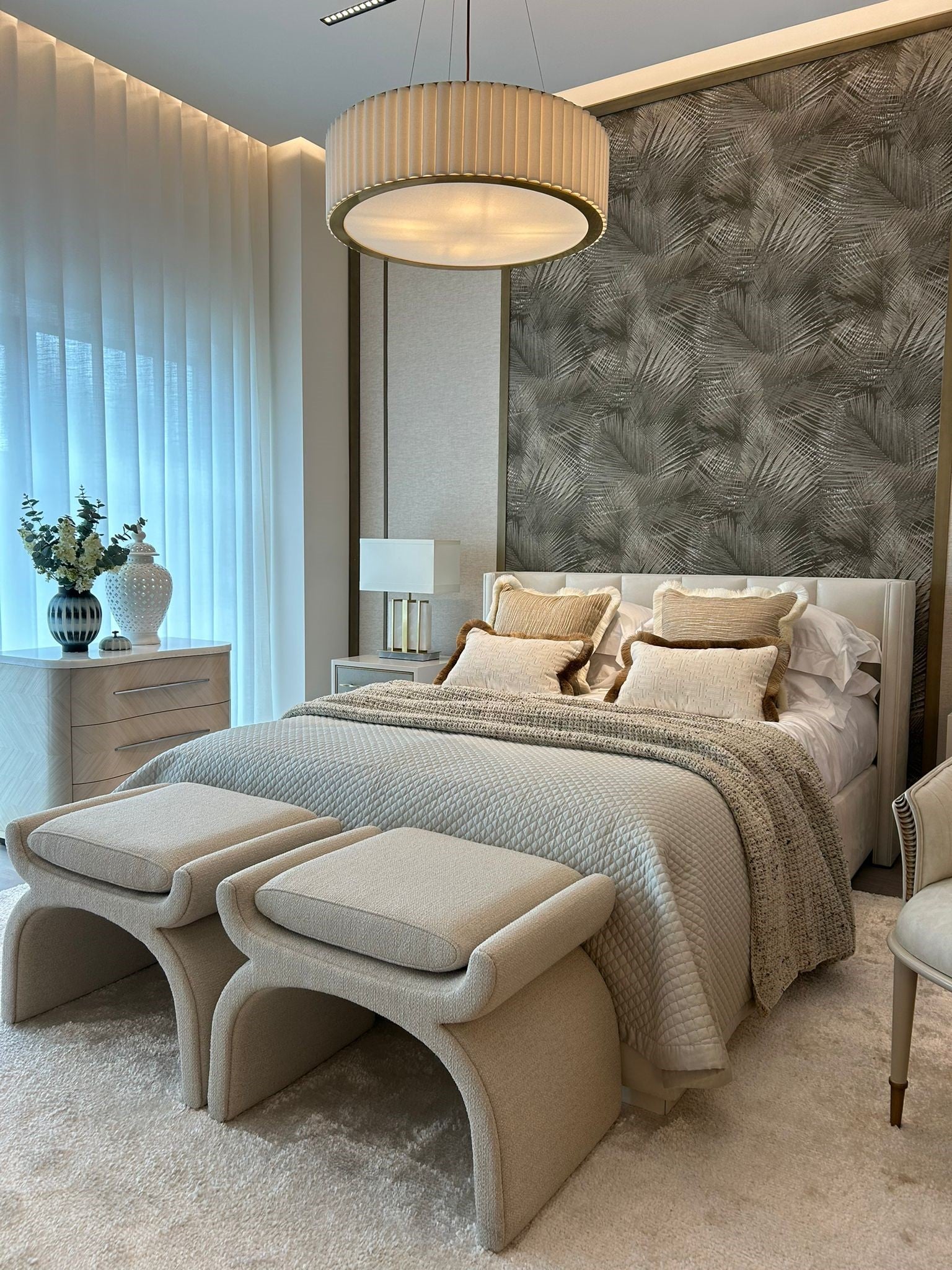 Luxury handmade knitted blanket