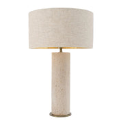 Malta Brass and Timber Table Lamp