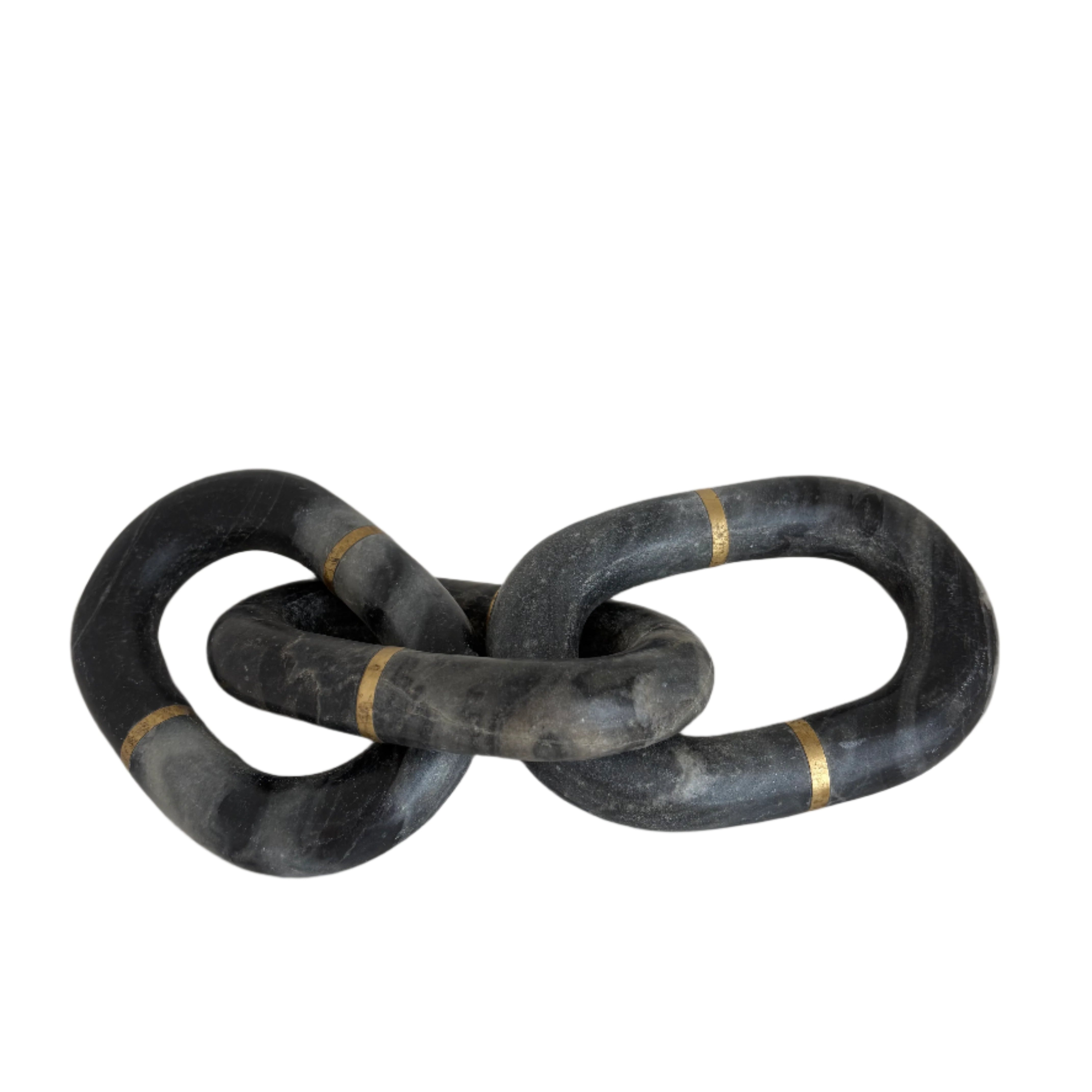 Marble Linked Chain Ornament