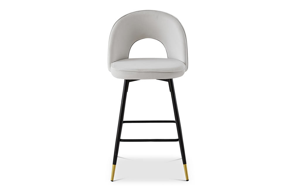 Hoxton Stool in Light Grey