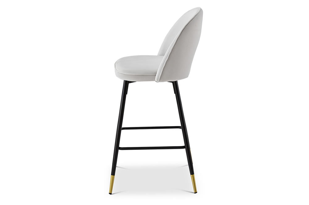 Hoxton Stool in Light Grey