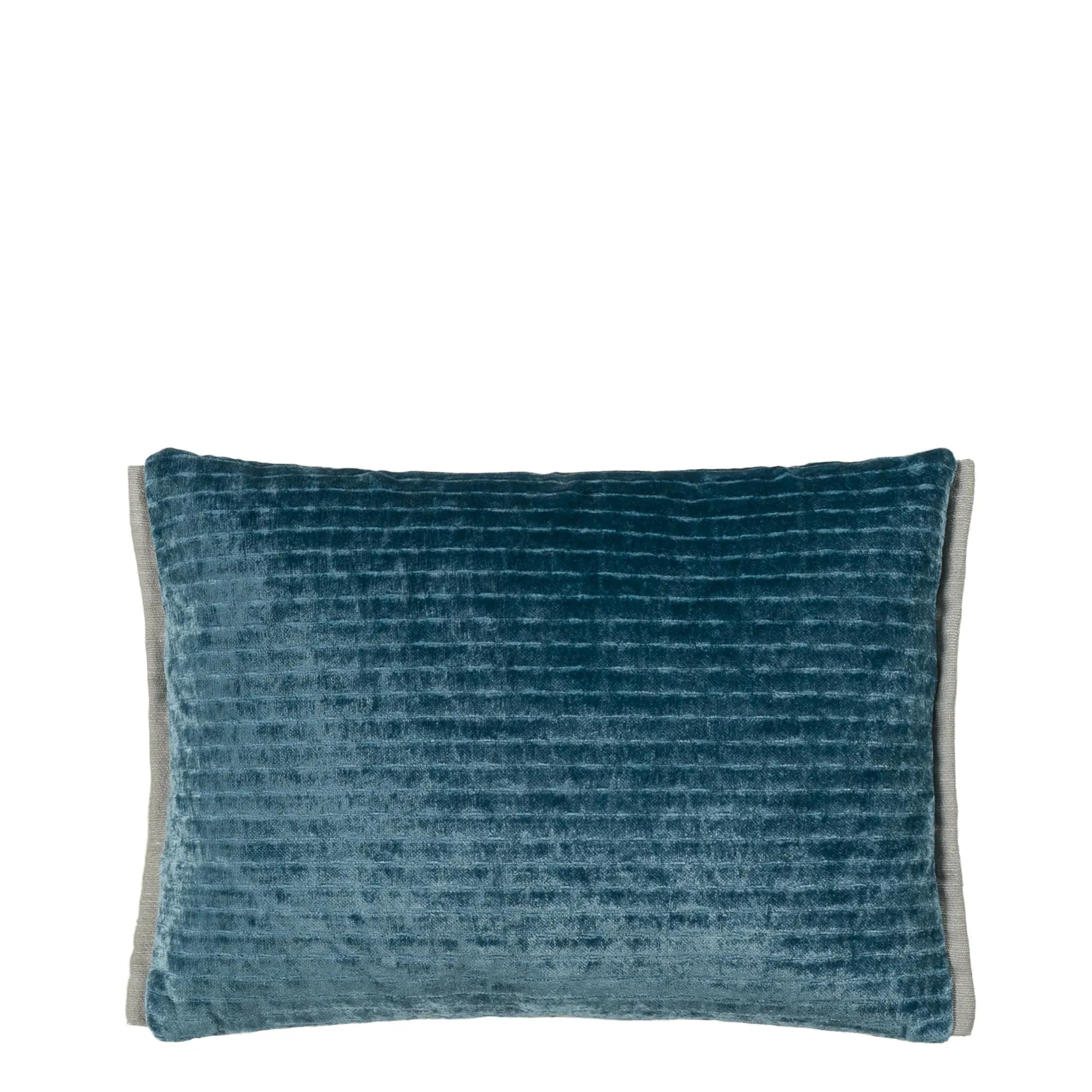 Mazarin Teal Velvet Cushion