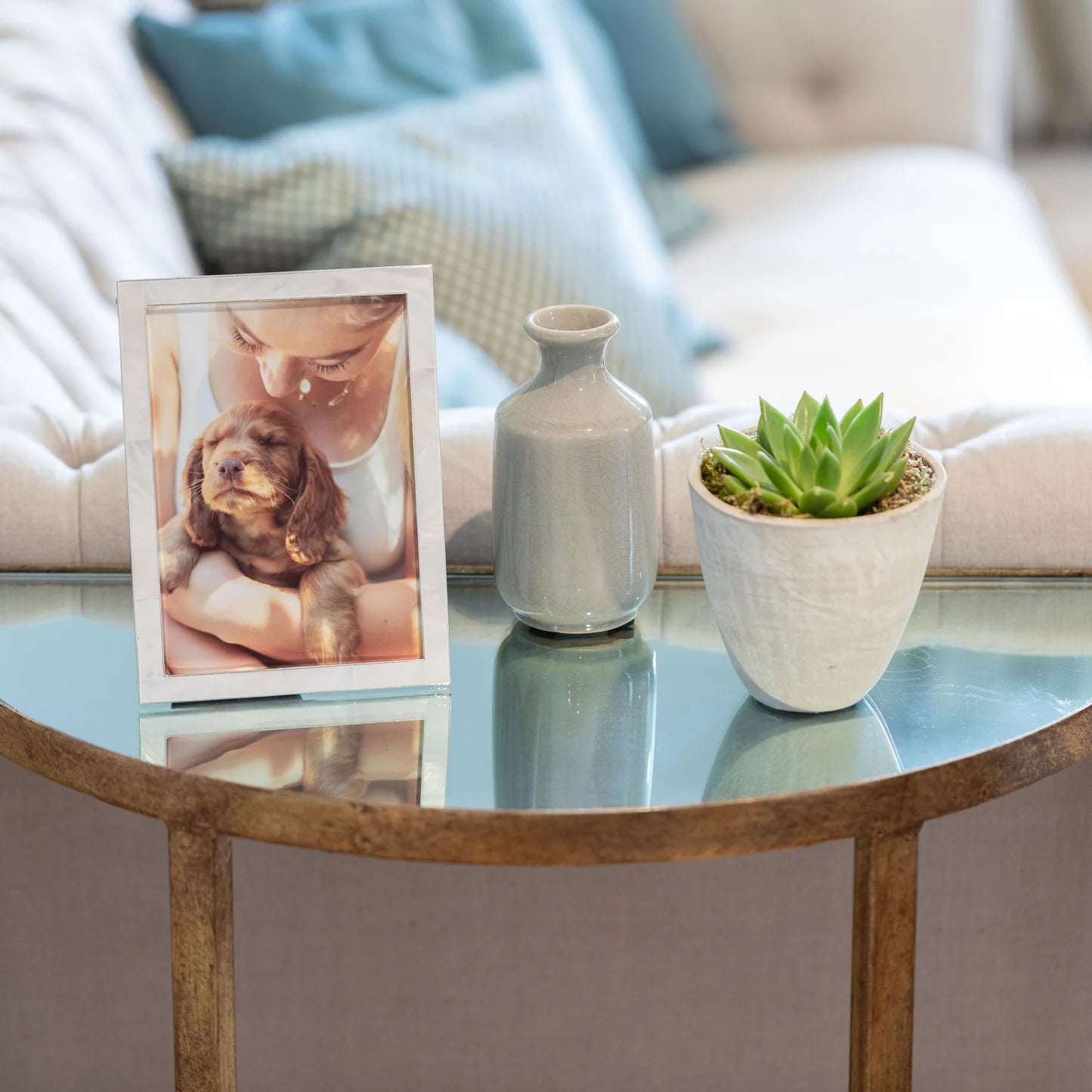 Mother of pearl photo frame