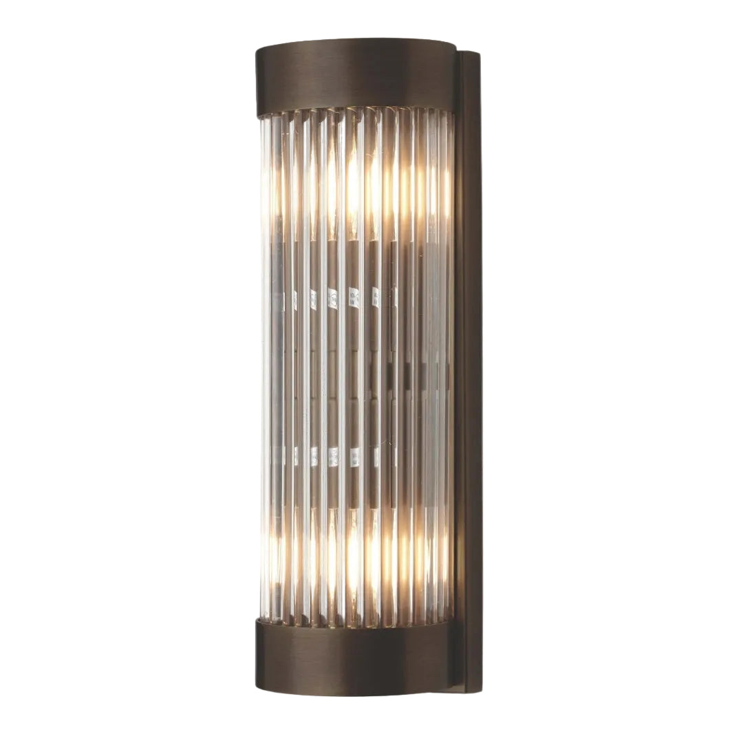 Nasir Antique Brass Wall Light