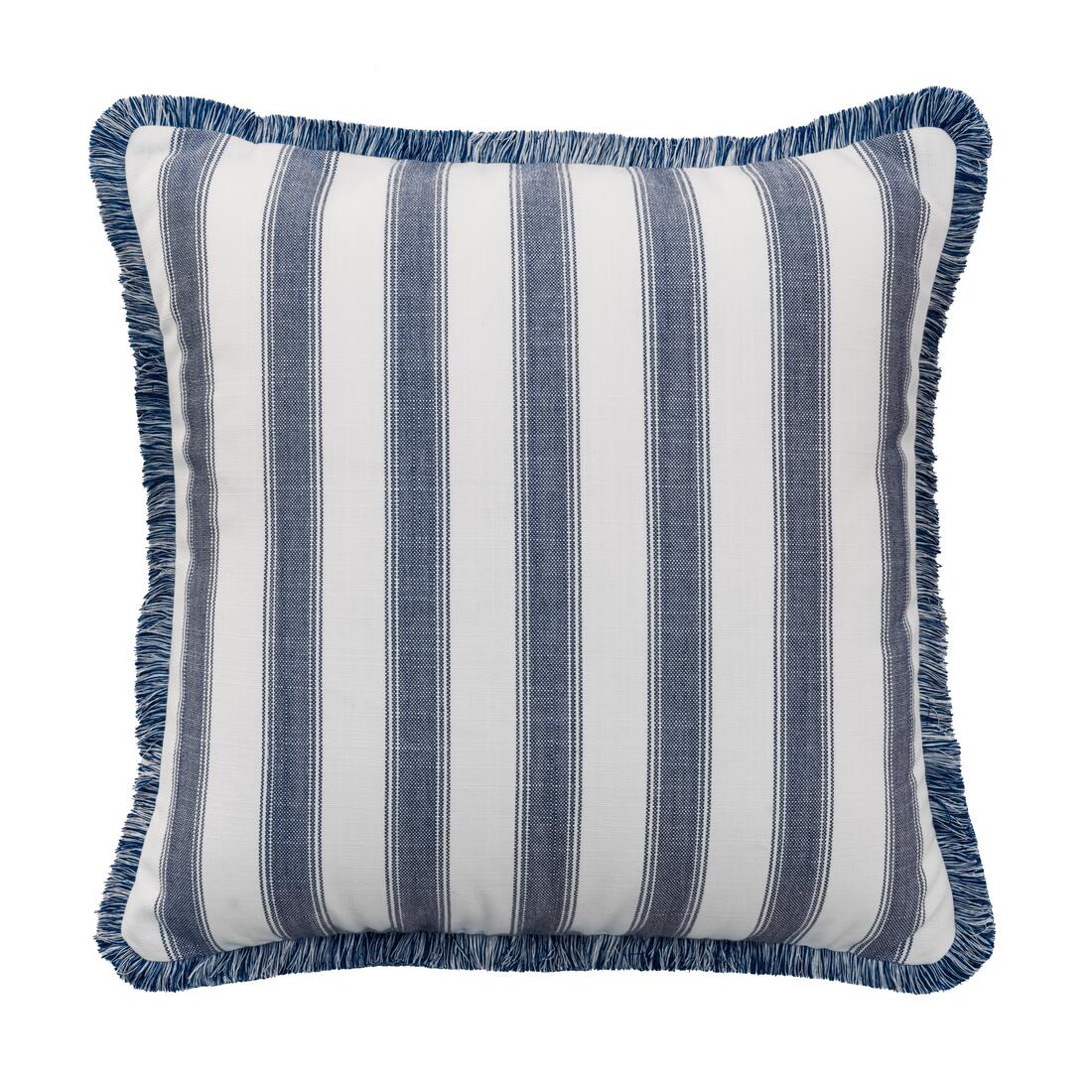 Tote Navy Striped outdoor cushion Andrew Martin 