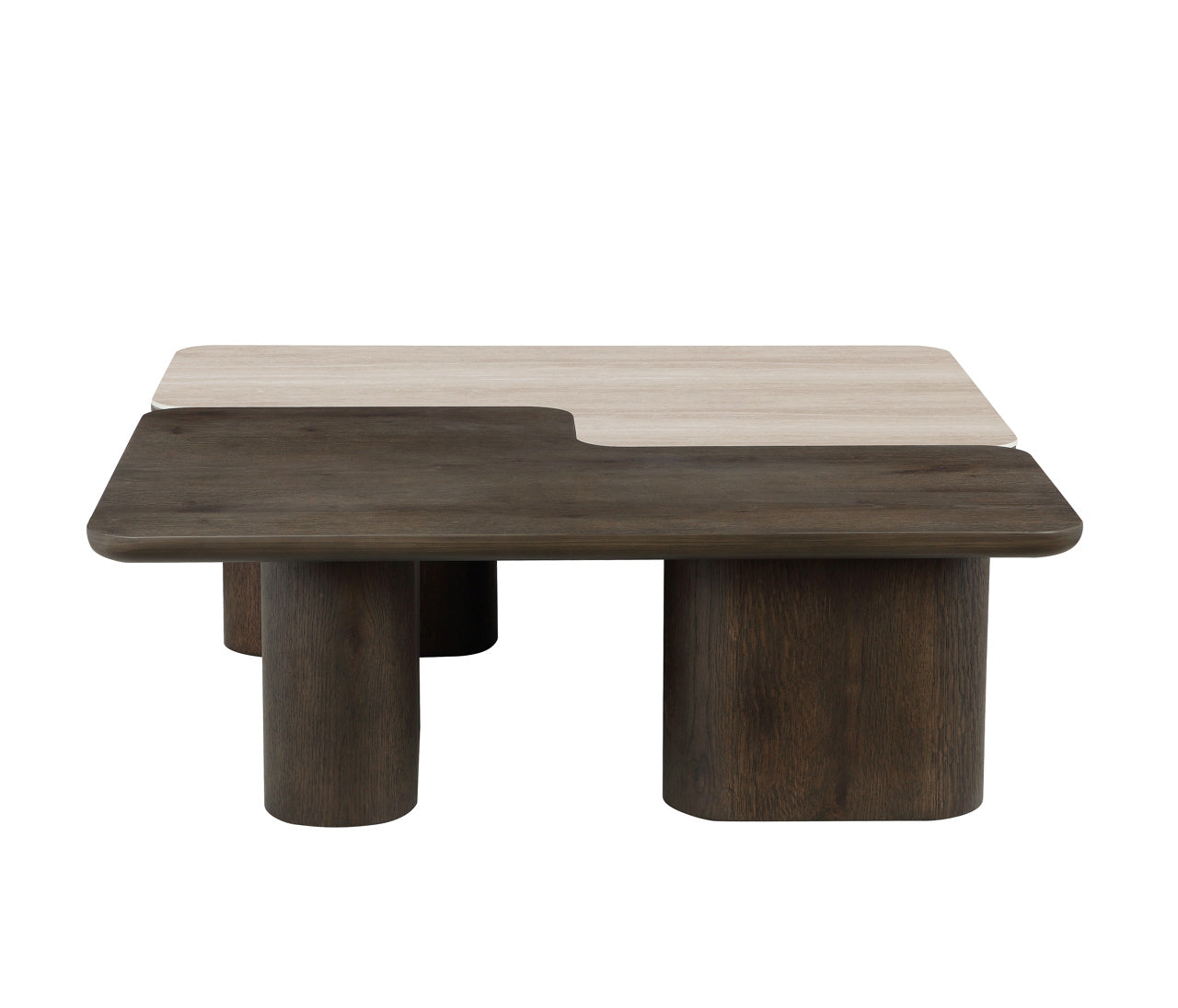 Norell Nesting Coffee Tables in Brown Wood