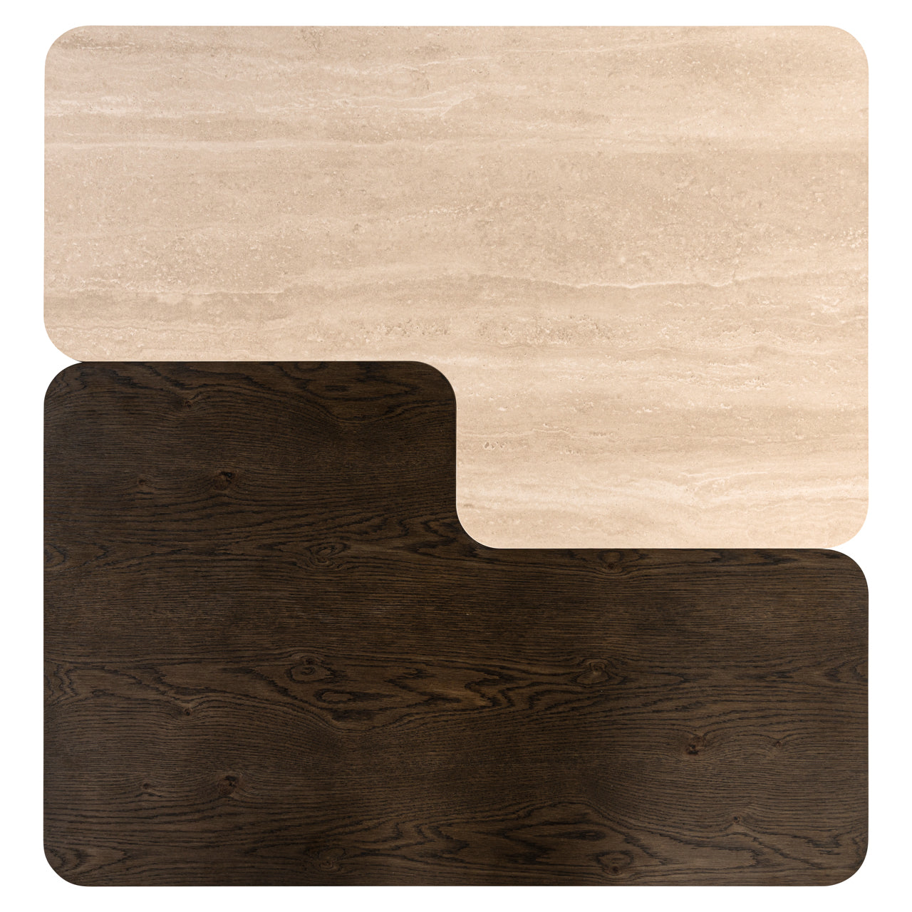 Norell Nesting Coffee Tables in Brown Wood