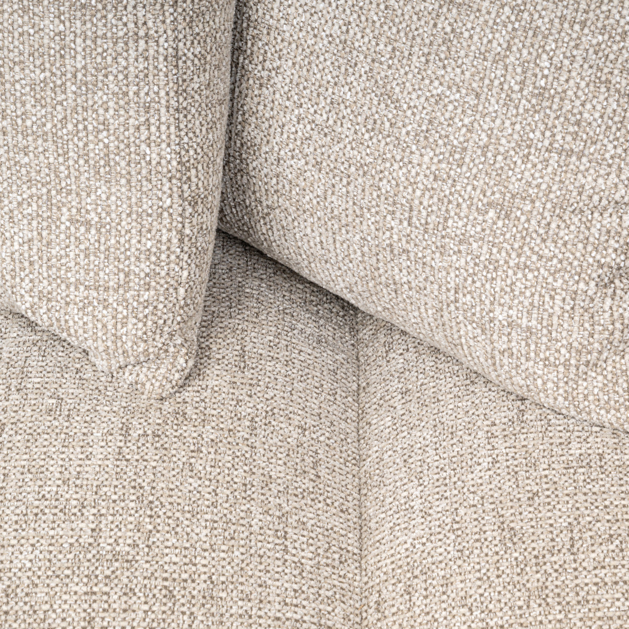 Beige tufted luxury sofa