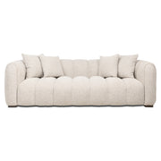 Beige tufted luxury sofa
