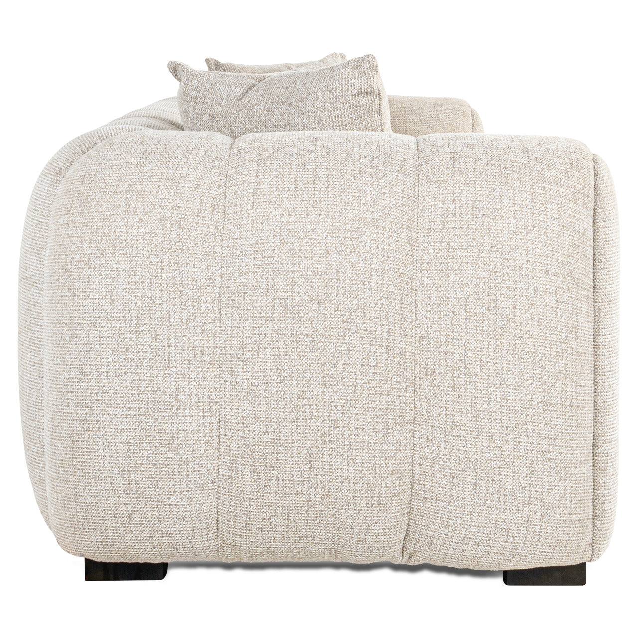 Beige tufted luxury sofa