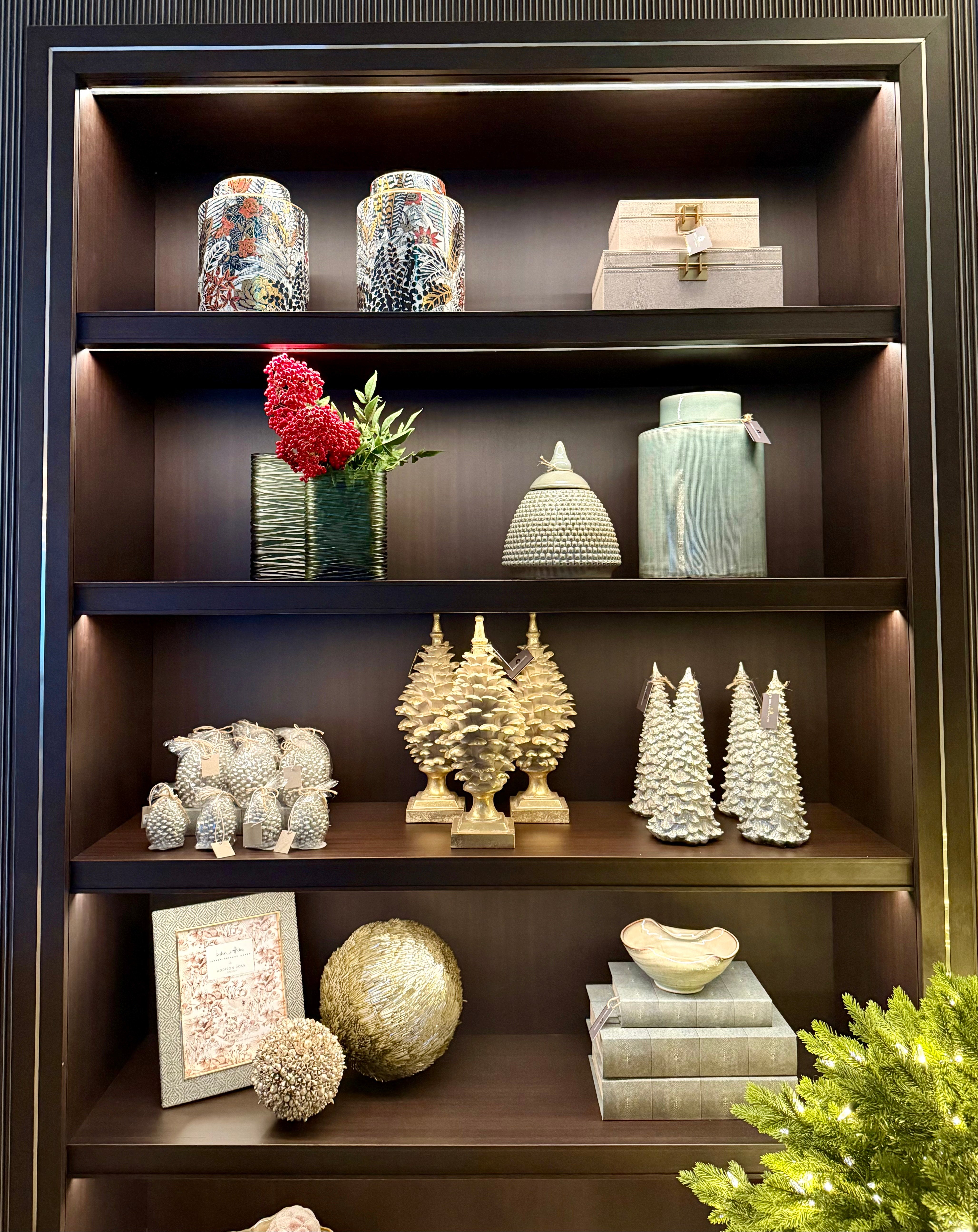 Leaf Print Lidded Jar