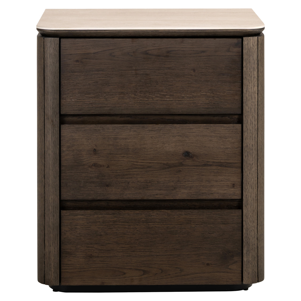 Ritz Bedside Table in Brown Wood