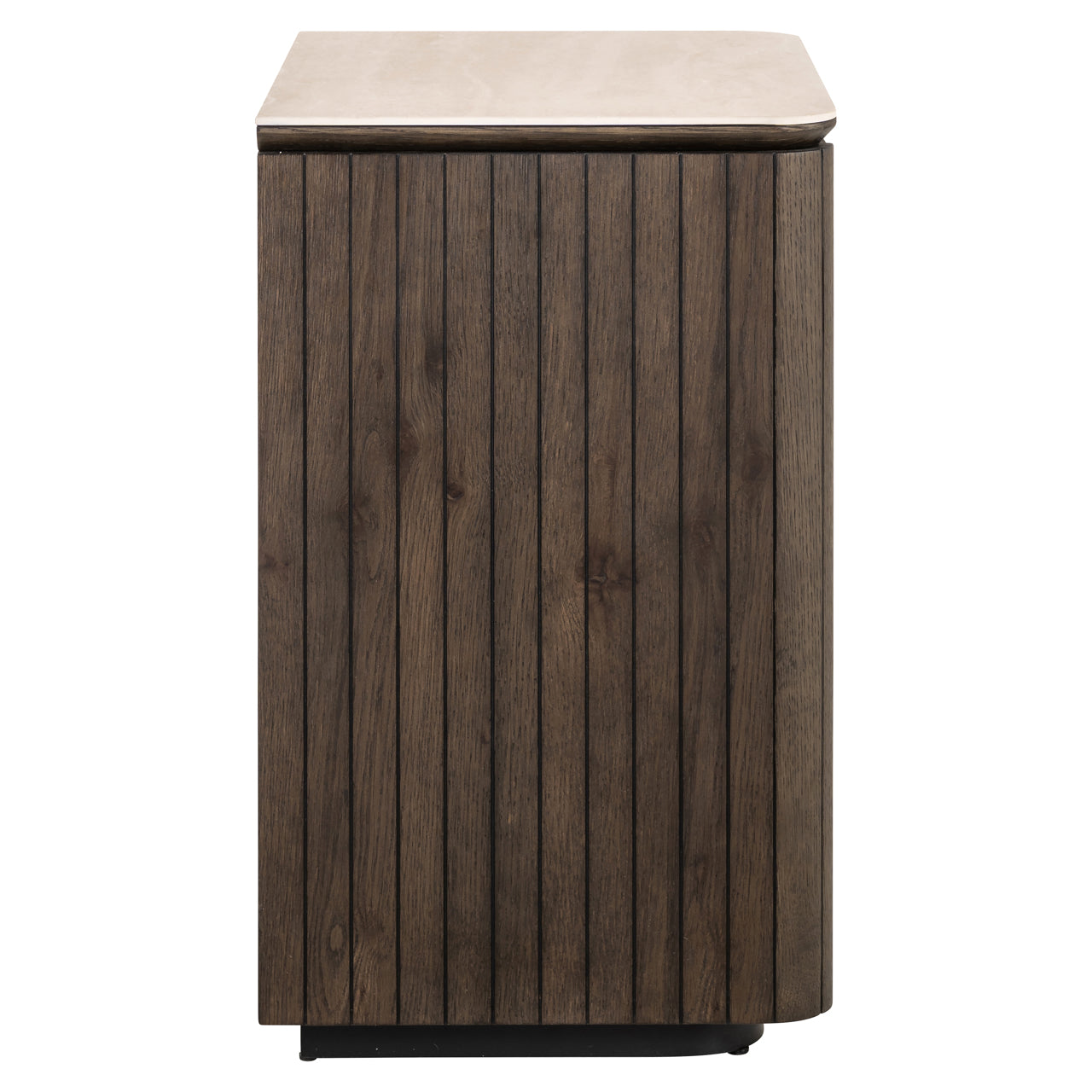 Ritz Bedside Table in Brown Wood