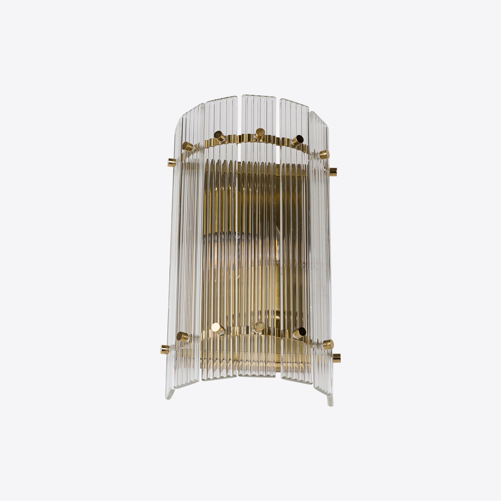 San Francisco Wall Light Crystal and Gold Wall Light