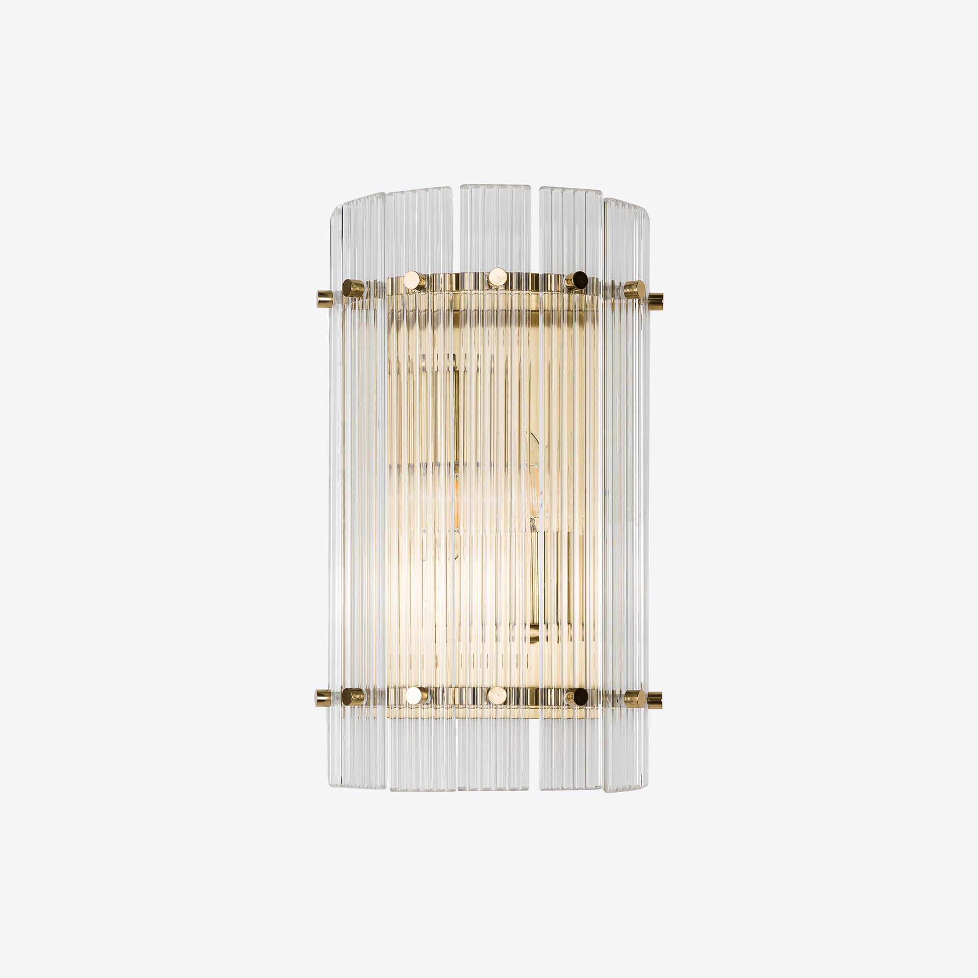 San Francisco Wall Light Crystal and Gold Wall Light
