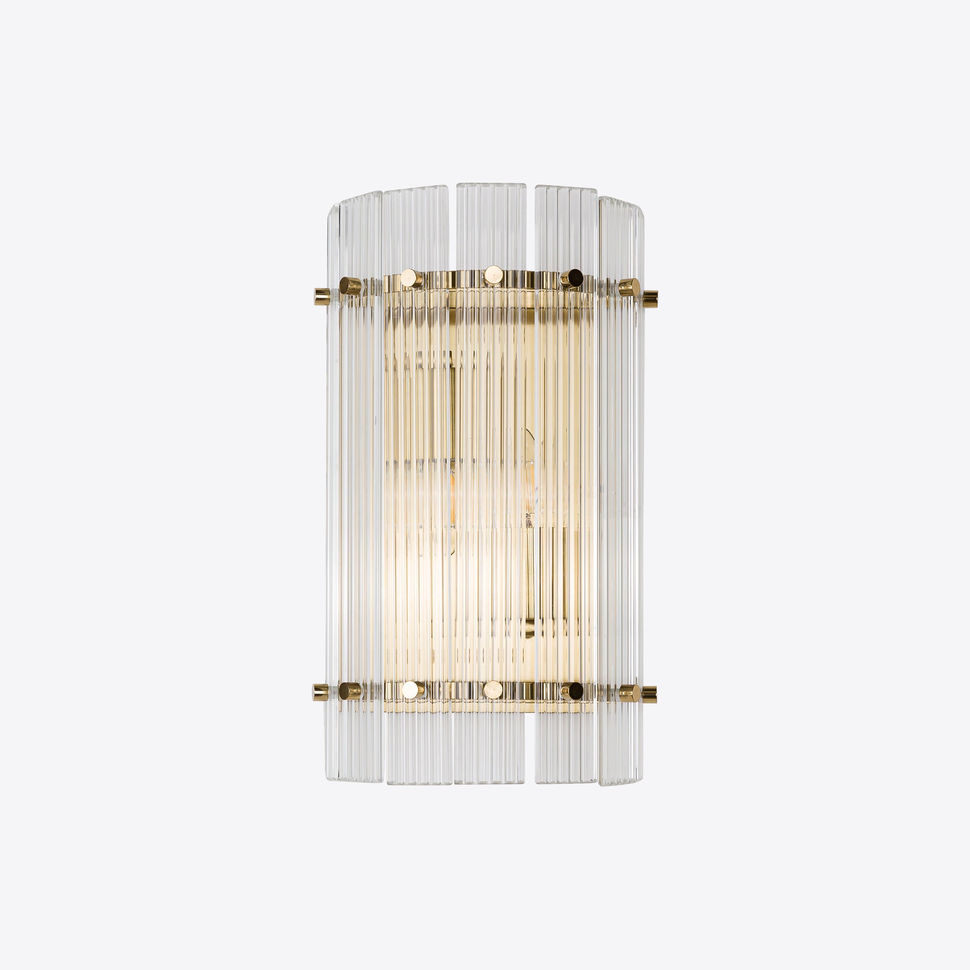 San Francisco Wall Light Crystal and Gold Wall Light