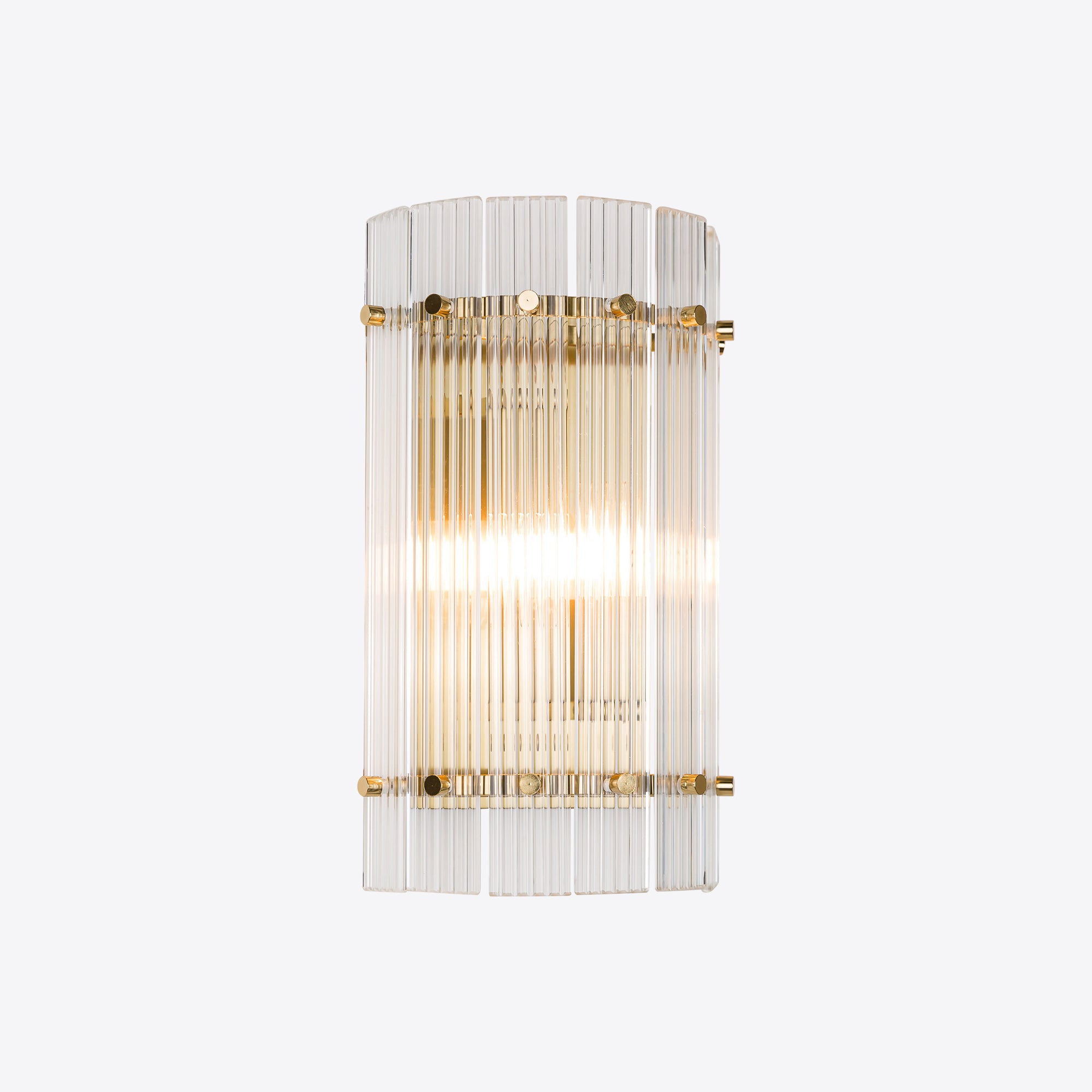 San Francisco Wall Light Crystal and Gold Wall Light