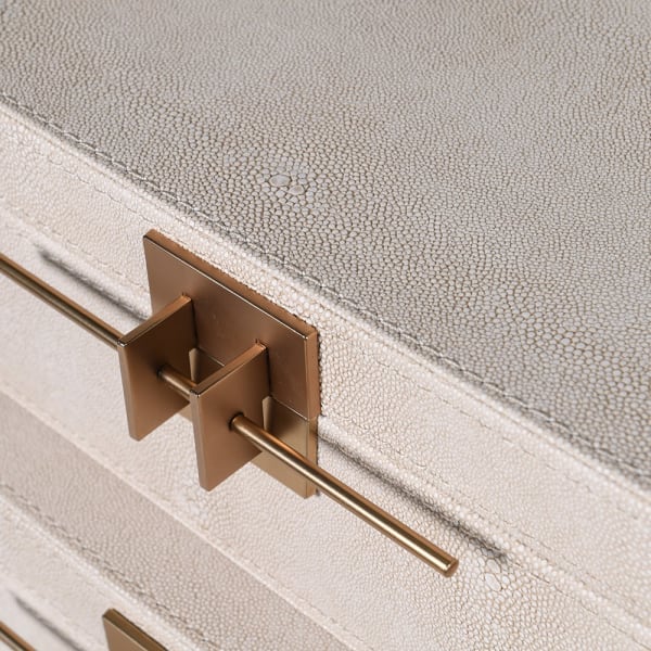 Shagreen storage boxes