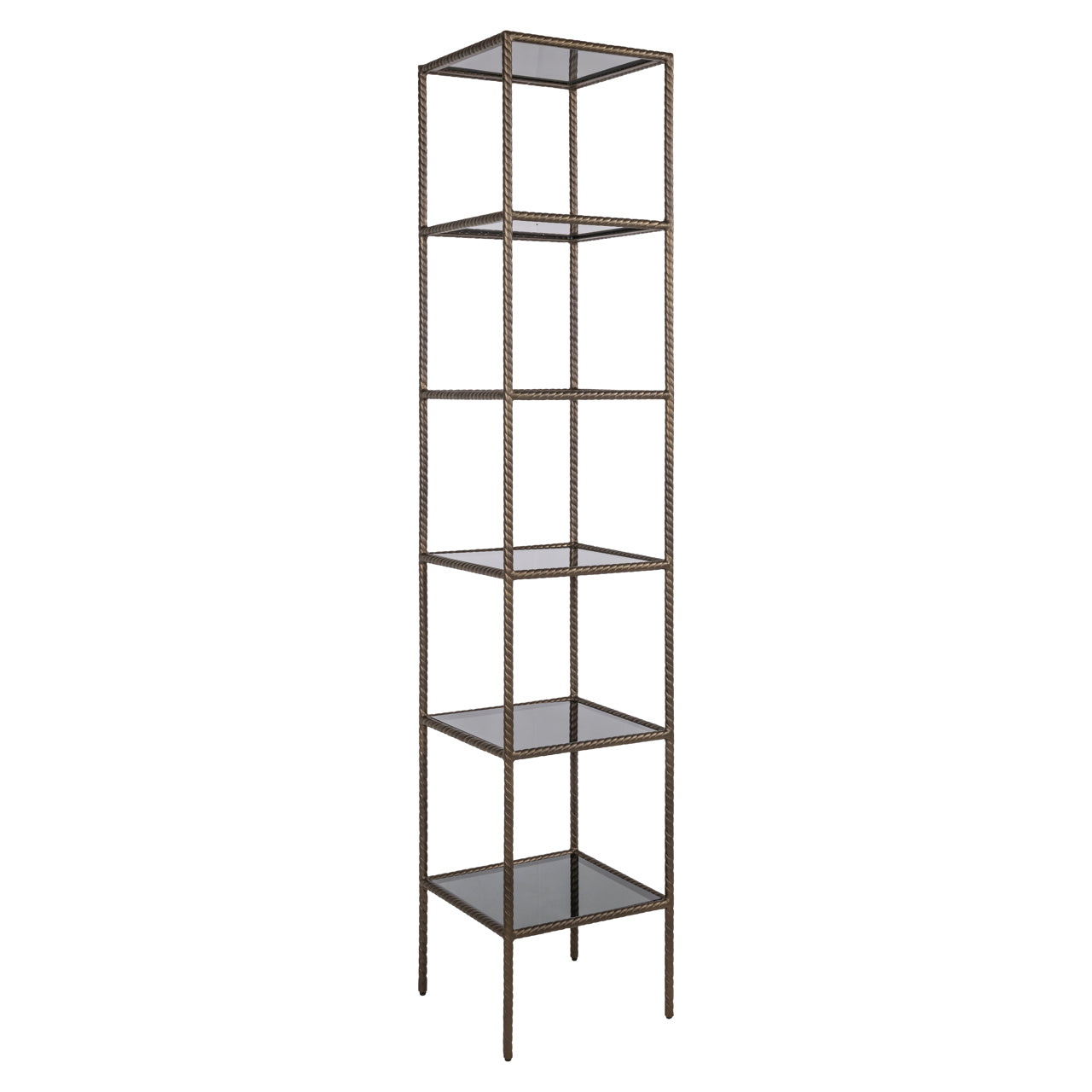Sheridan Gilded Display Cabinet in Gold