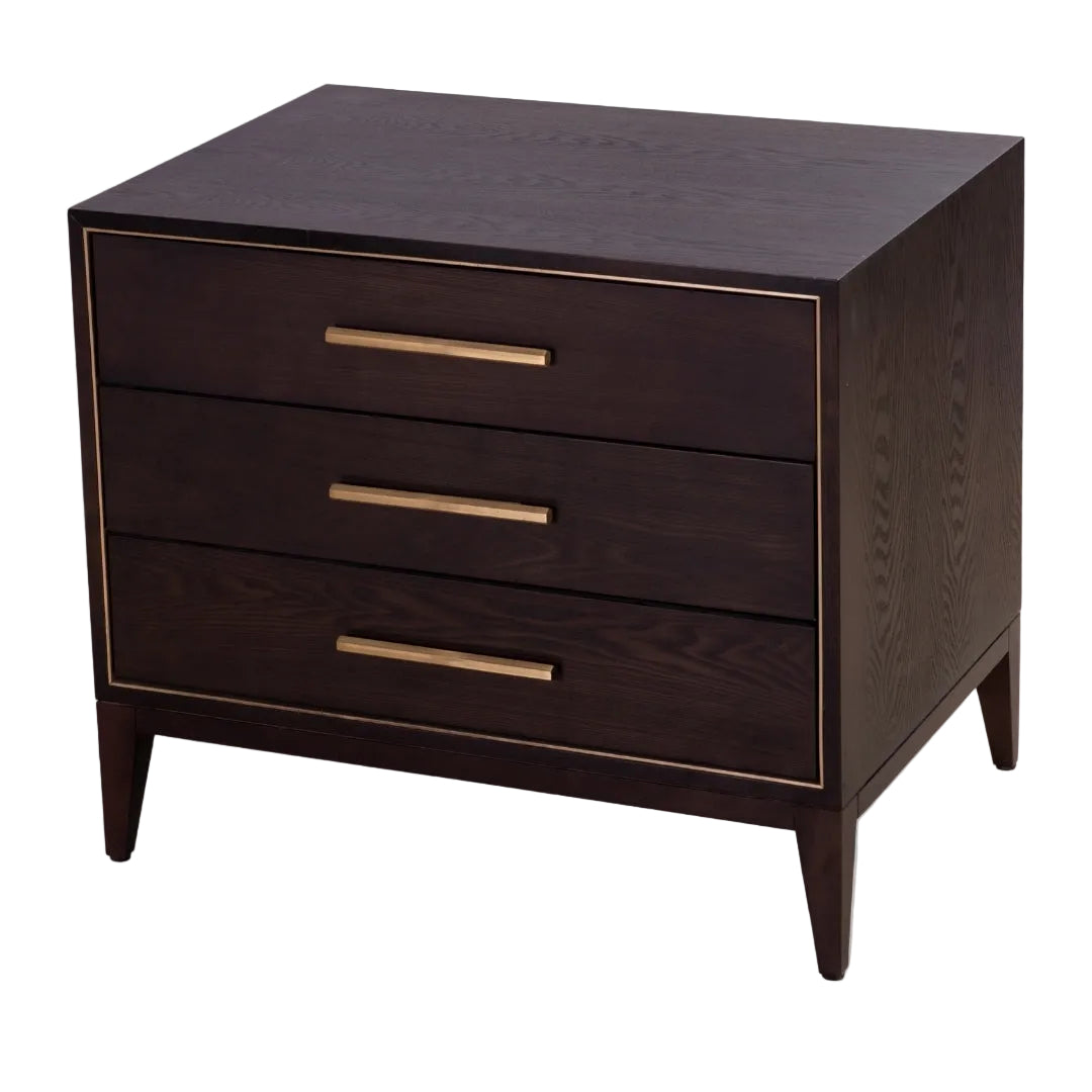 Westlake Three  Drawer Bedside Table