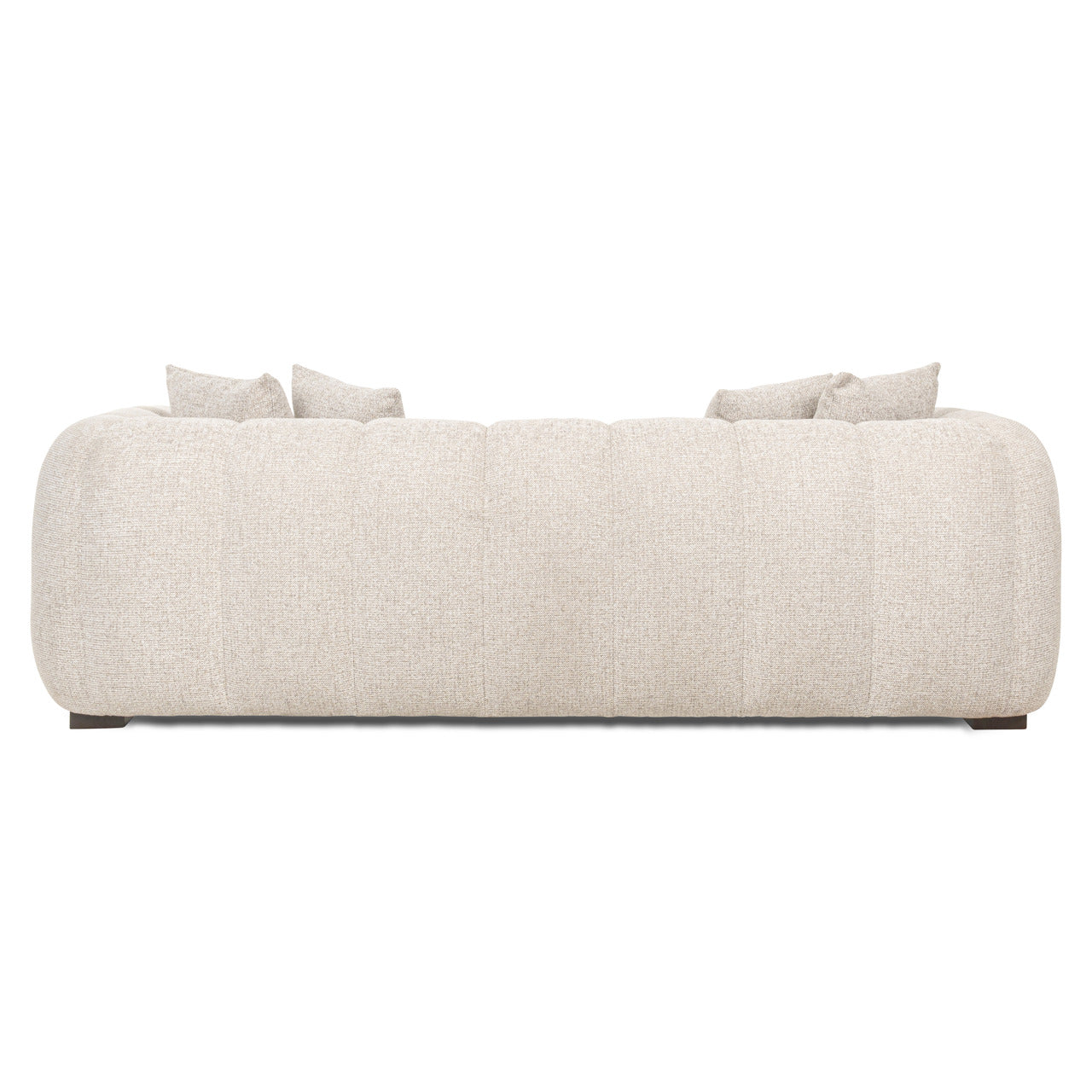 Beige tufted luxury sofa