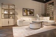 Luxury round coffee table set