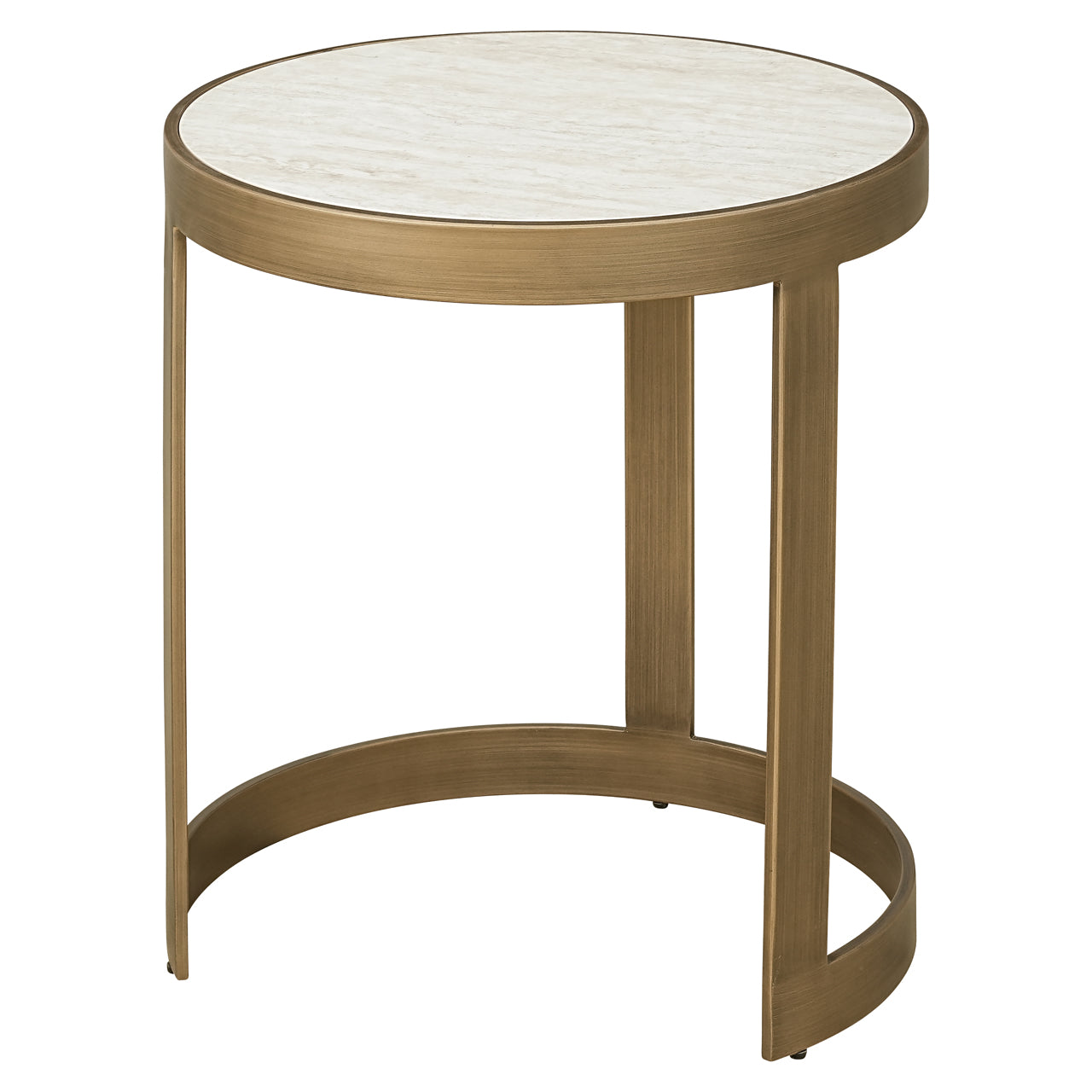 Tivoli round end table with ceramic top