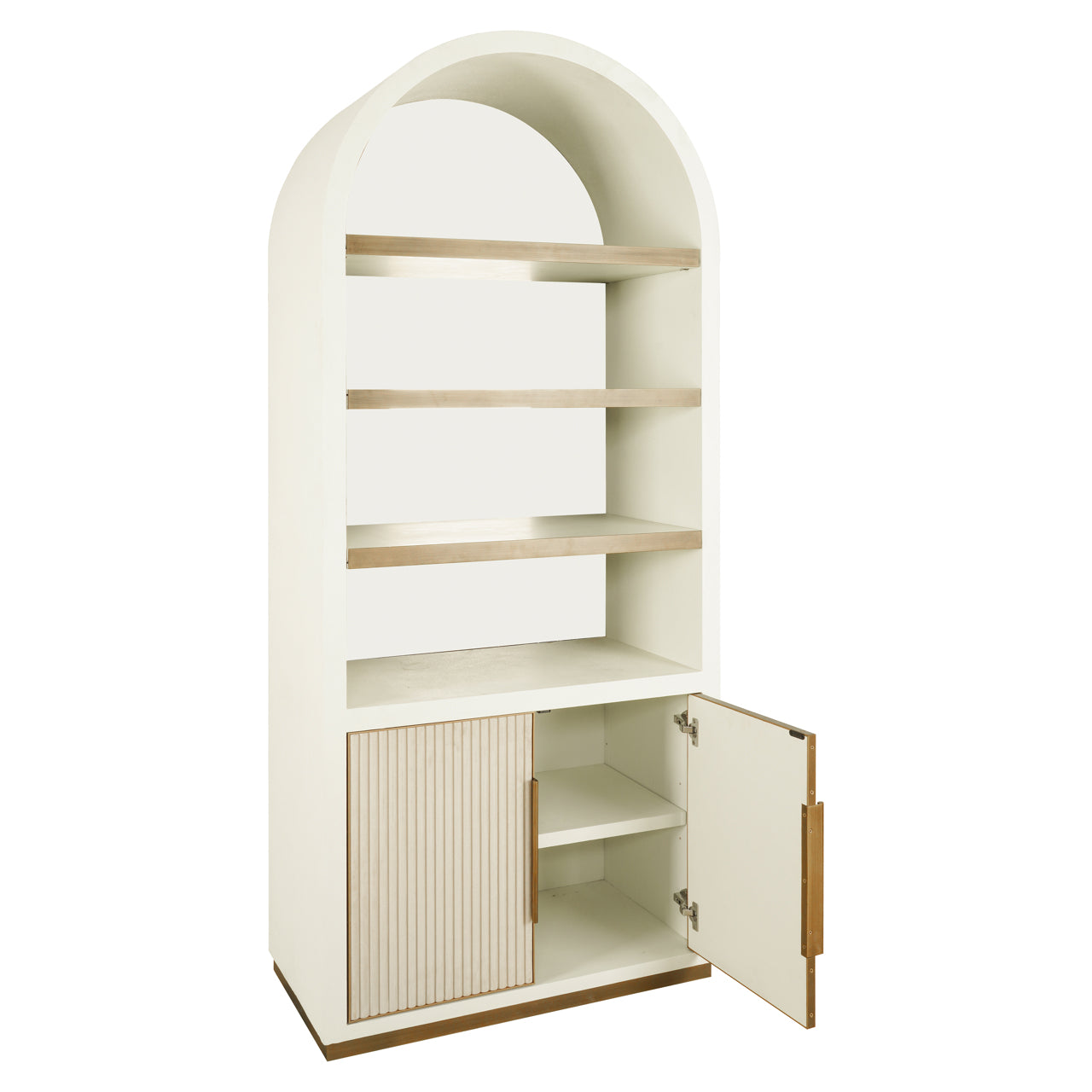 Tivaro Tall Storage Cabinet in White