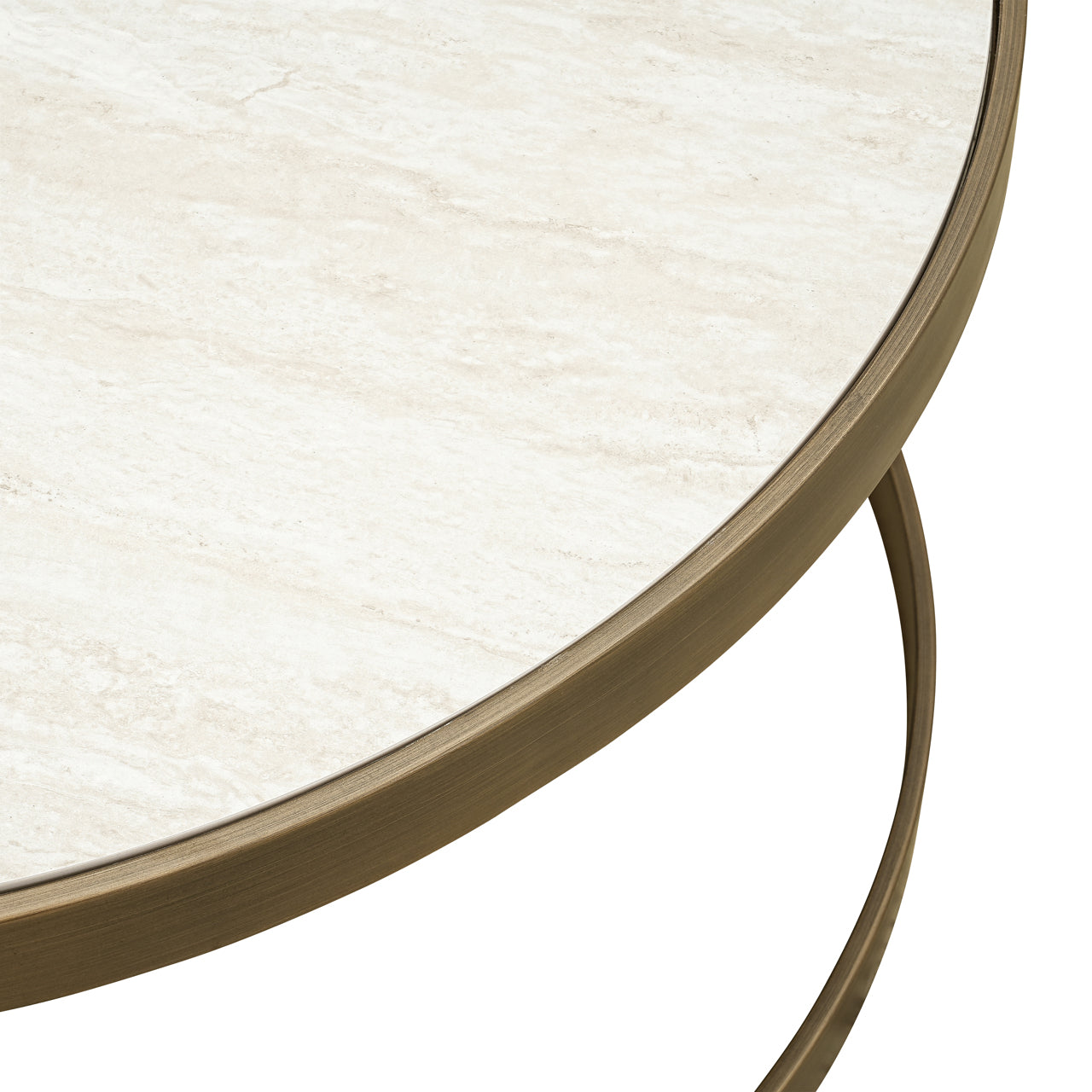 Luxury round coffee table set