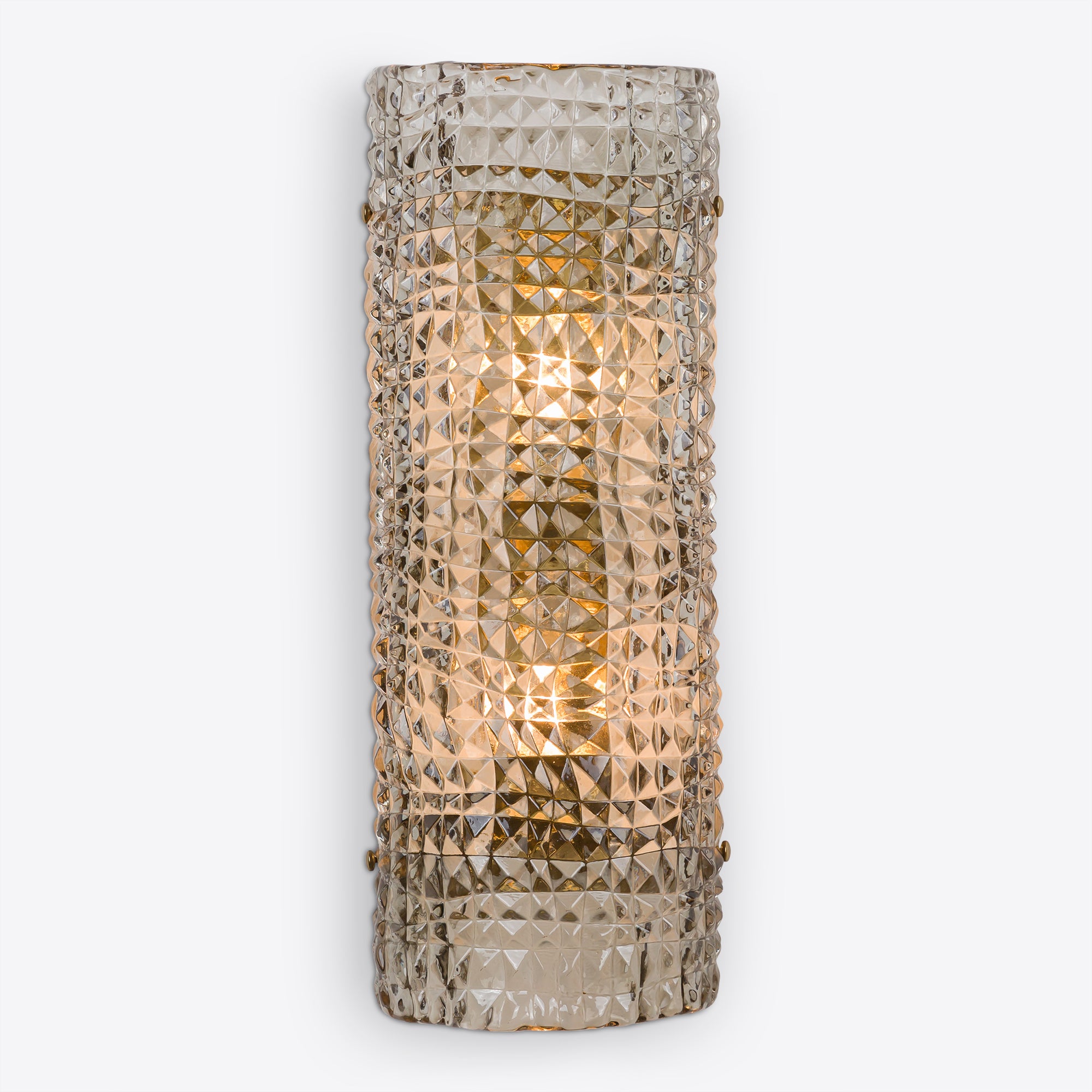 Large Torino Crystal  and gold Wall Light