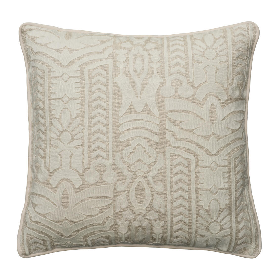 Totem Ivory Cushion Andrew Martin