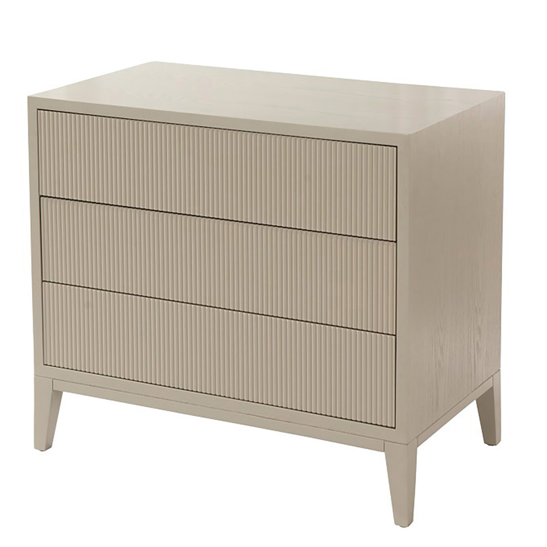 RV Astley luxury Three-Drawer Chest Stone Collection
