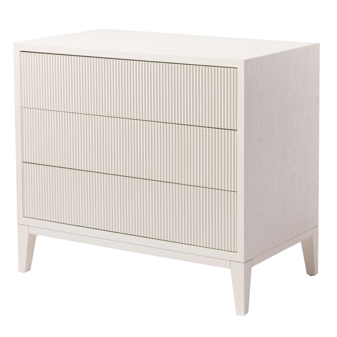 Valmont Three-Drawer Chest White Collection