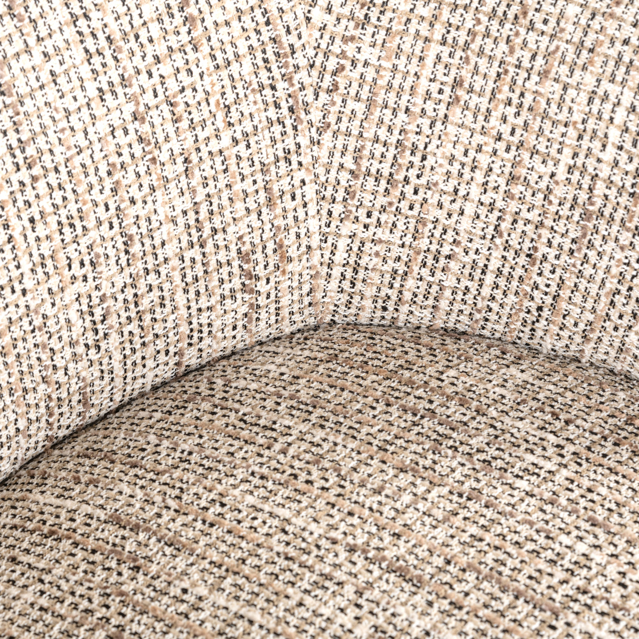 Venus Organic Lounge Chair in Natural Fabric