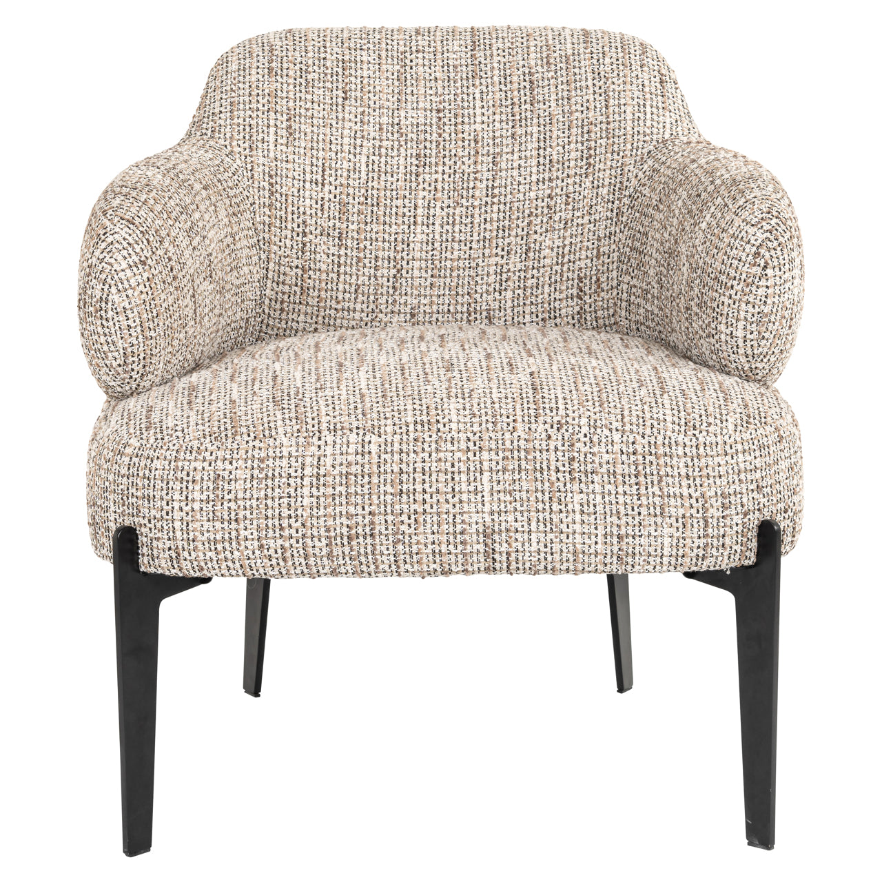 Venus Organic Lounge Chair in Natural Fabric