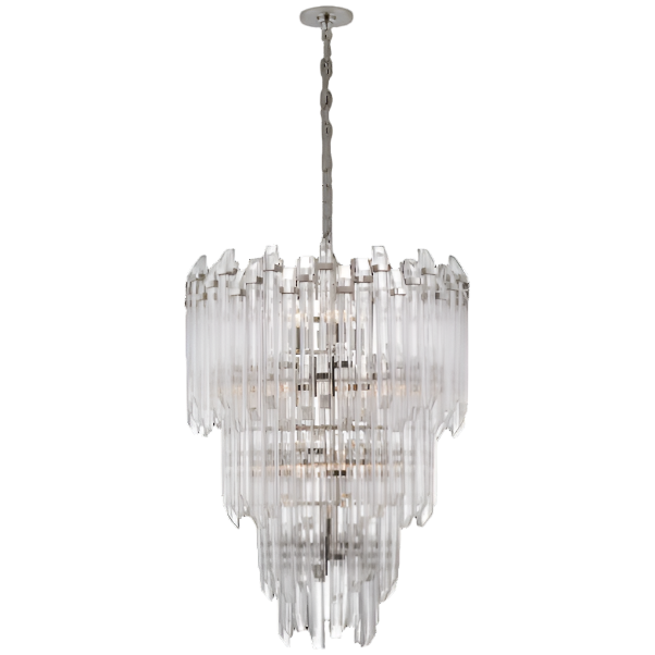 Visual Comfort Adele three-tier waterfall Chandelier