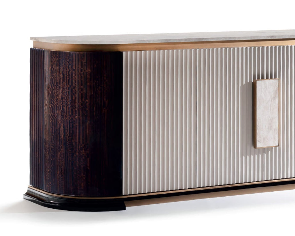 Marble and brass sideboard BY KEPI