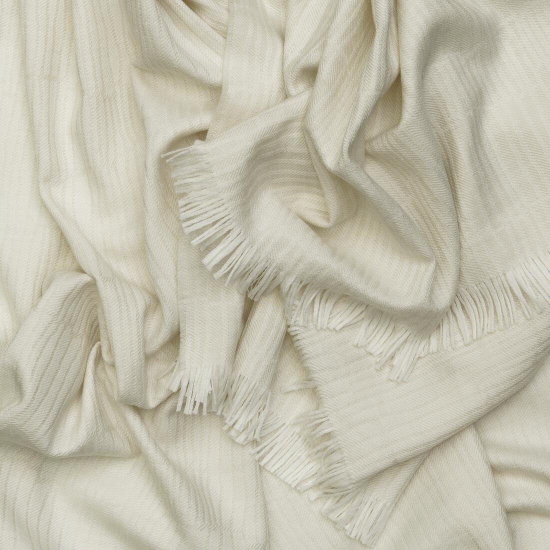Canale Throw Ivory Andrew Martin