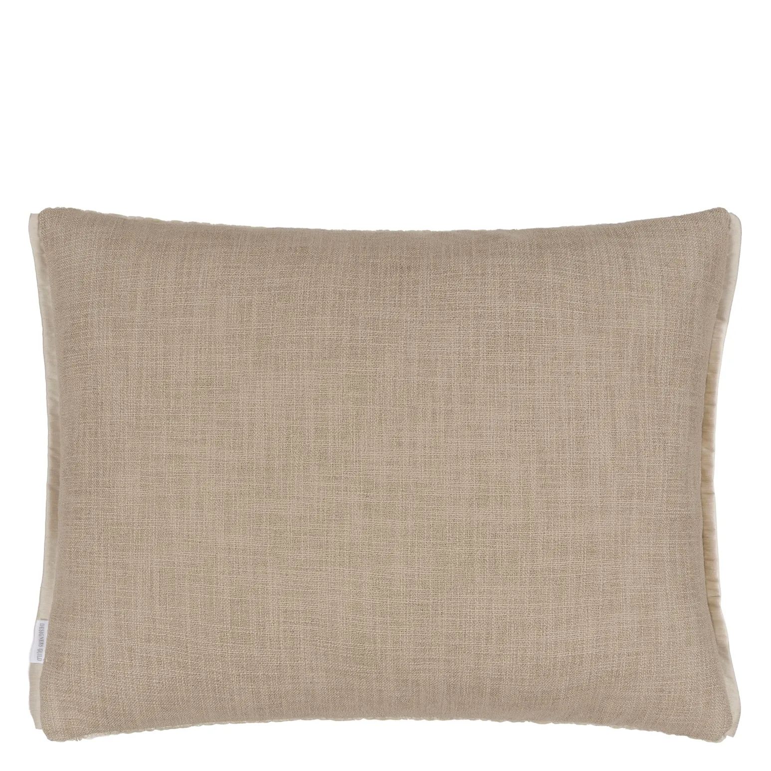 Cartouche Linen Velvet Cushion