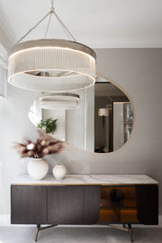Visual Comfort Menil Polished Nickle Chandelier
