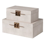 shagreen storage boxes